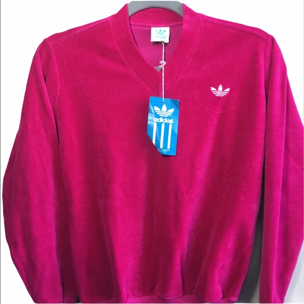 Vintage Adidas velour shirt